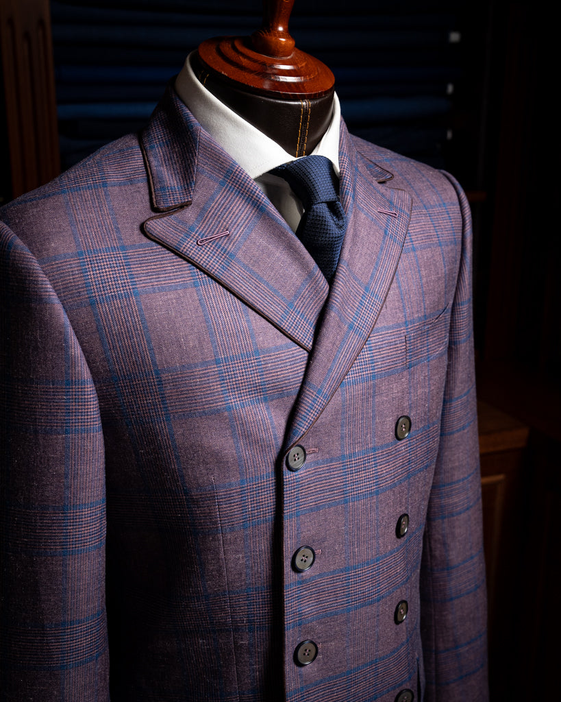 Giacca Iconic Principe di Galles Malva