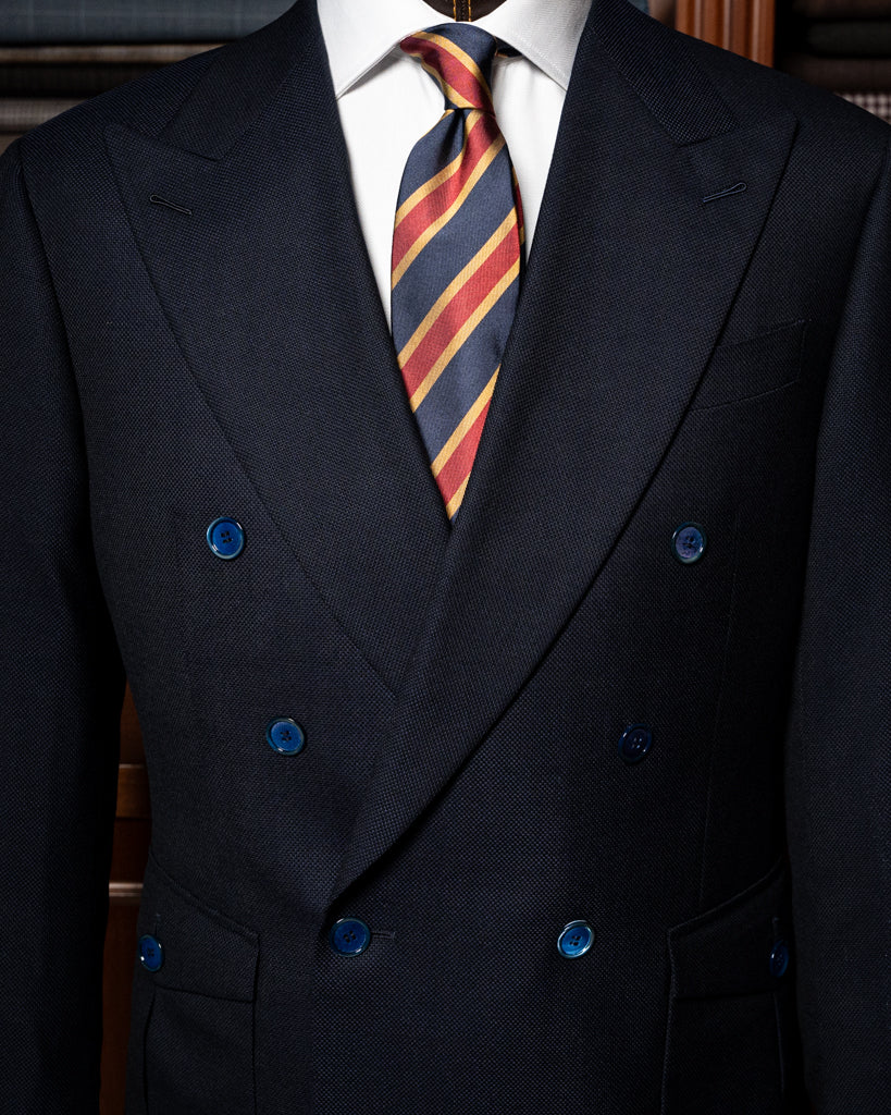 Giacca Perugino Hopsack Blu Dalsarto