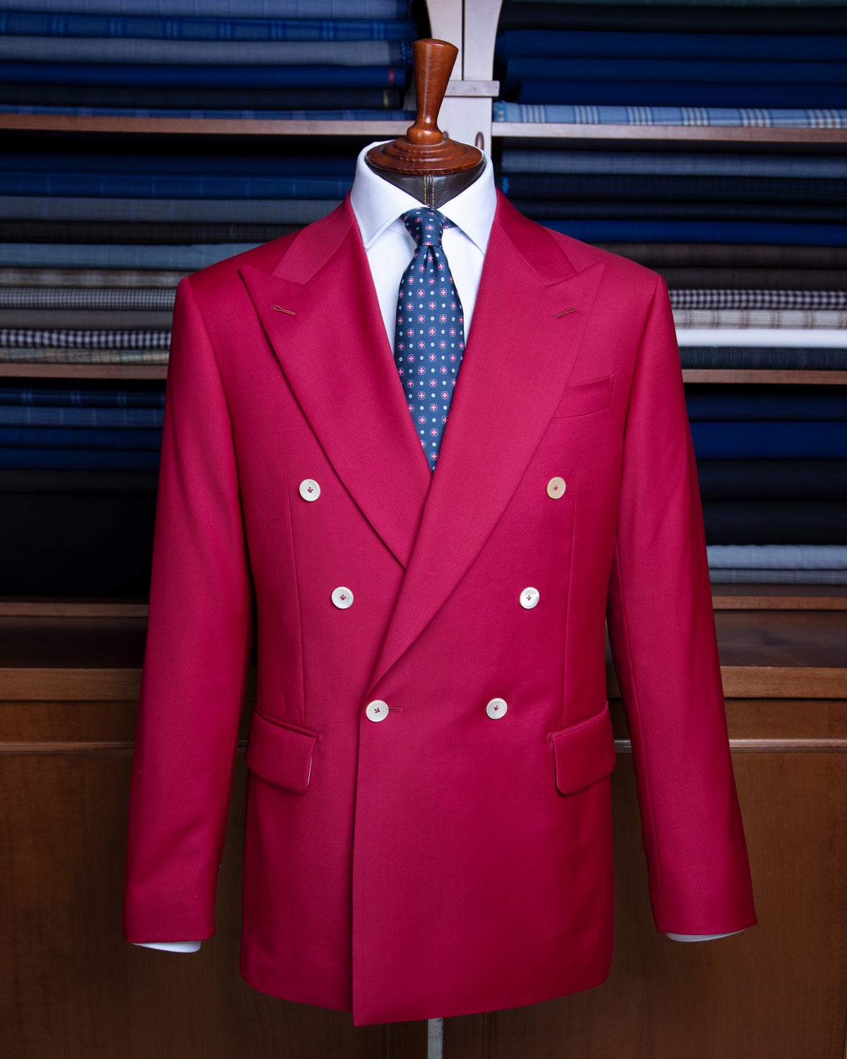 Giacca Perugino Rosso Corallo
