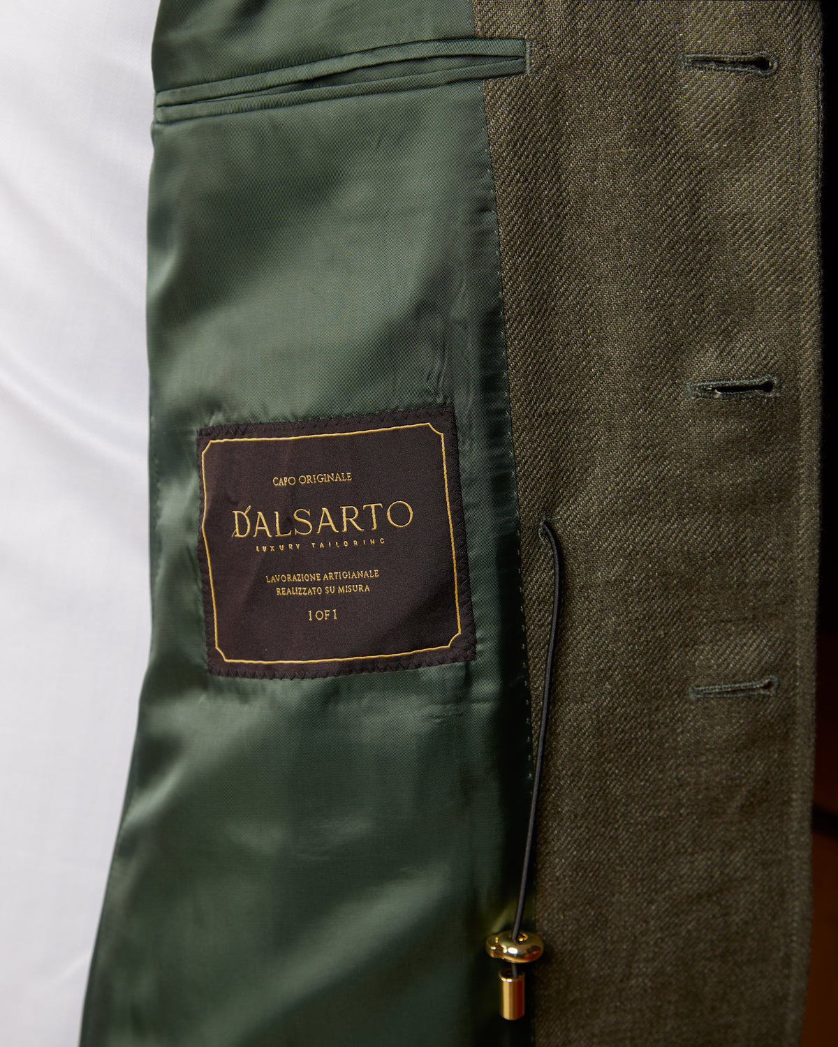 Giacca Sahariana Verde Oliva