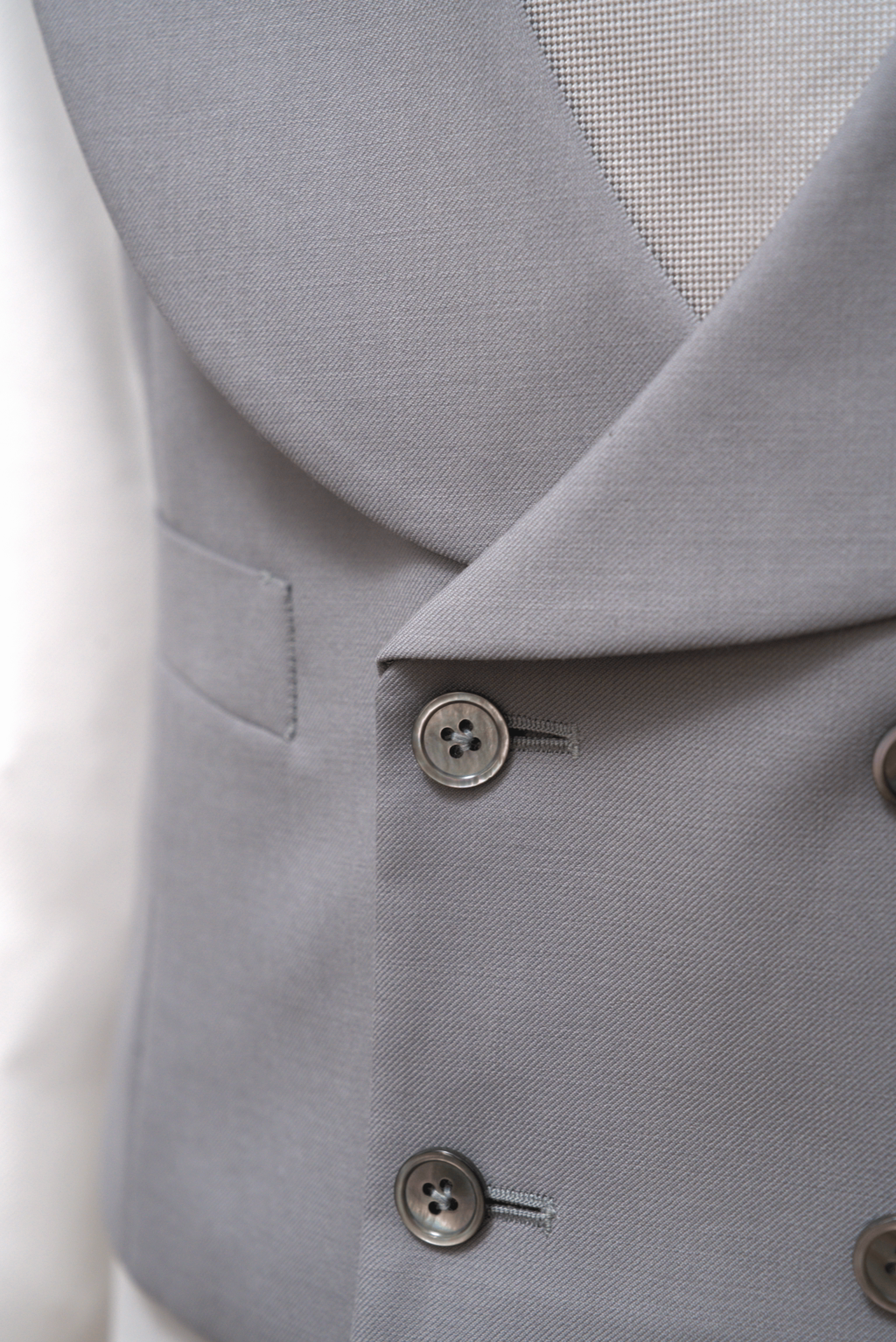 Gilet Grigio Melange Chiaro