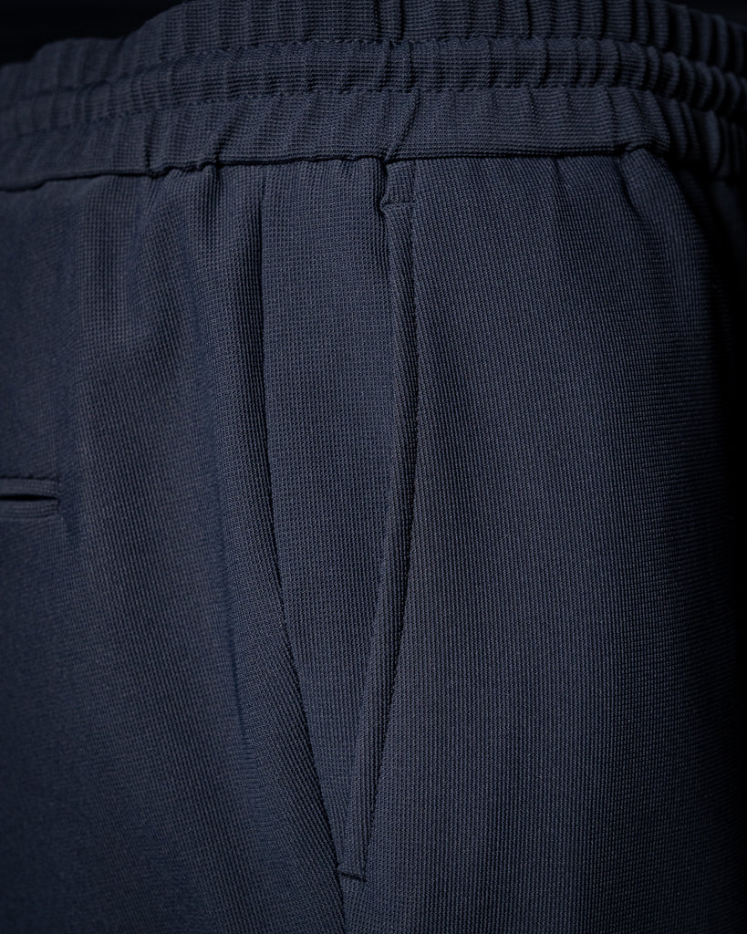 Pantalone con Lacci Blu Bi-Stretch