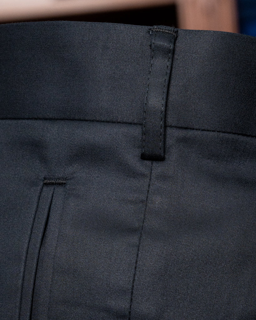 Tiziano Blue Black Trousers