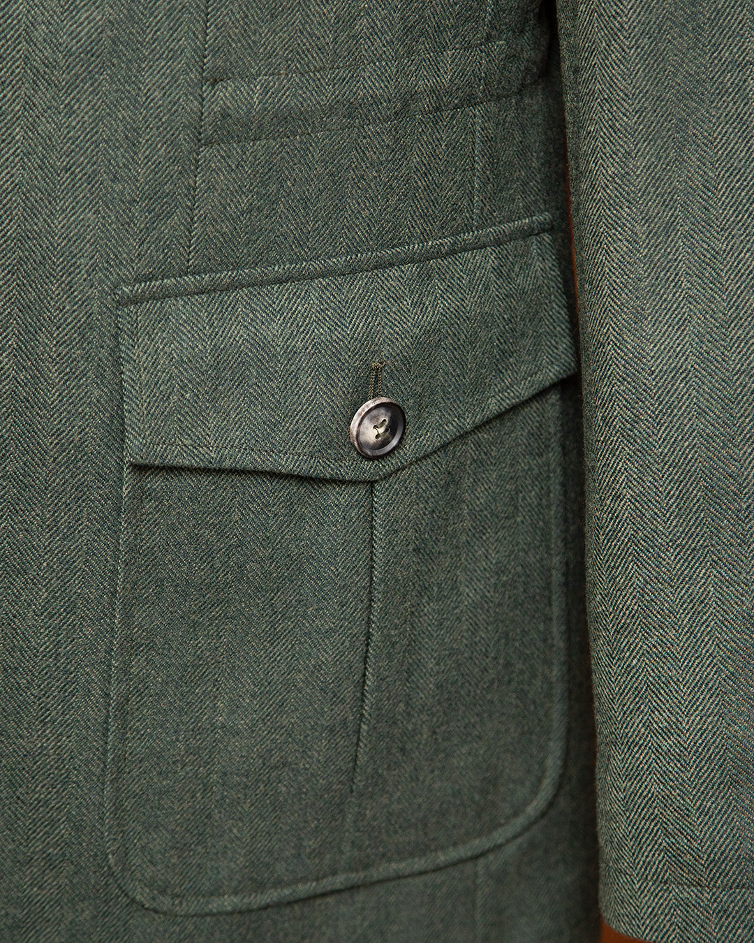 Sahariana Verde Spinato