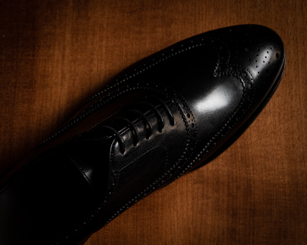 Black Full Brogue Shoe
