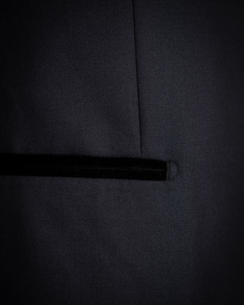 Smoking Caravaggio Nero Matte con Velluto