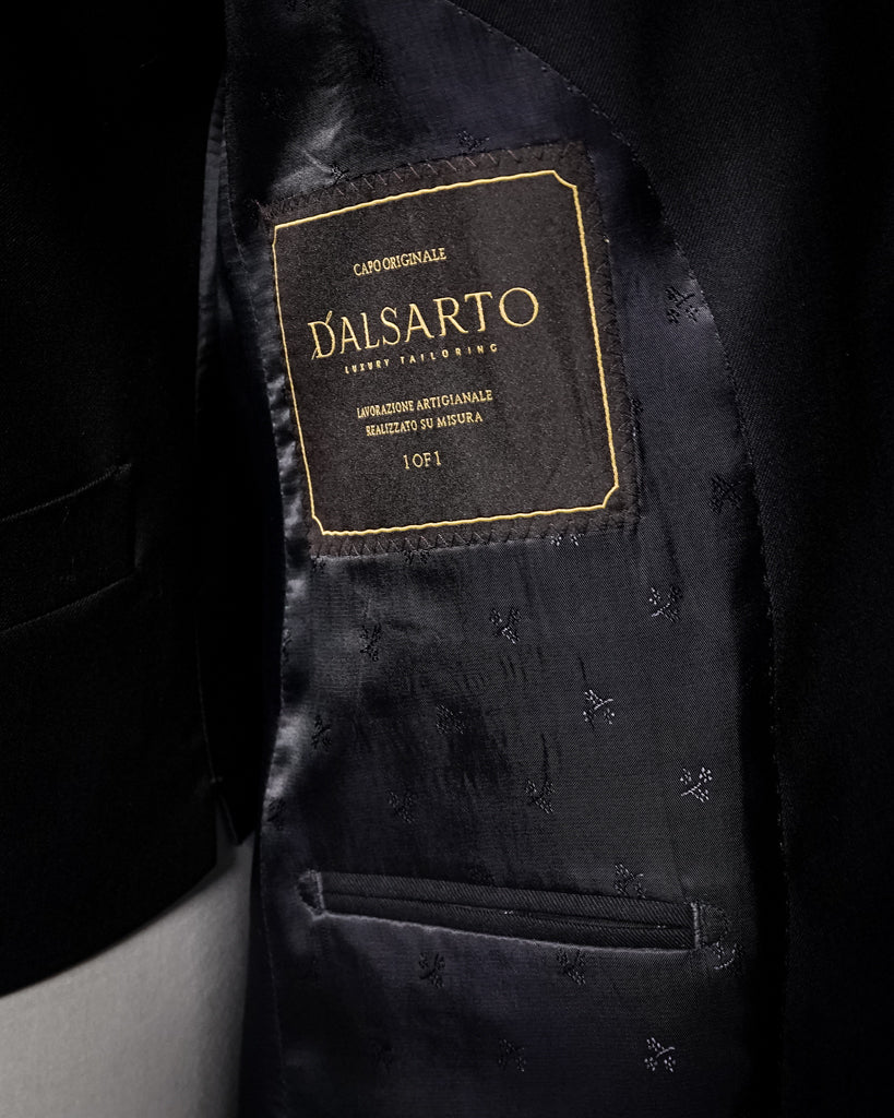 Smoking Nudo Michelangelo Blu Ardesia con Gilet