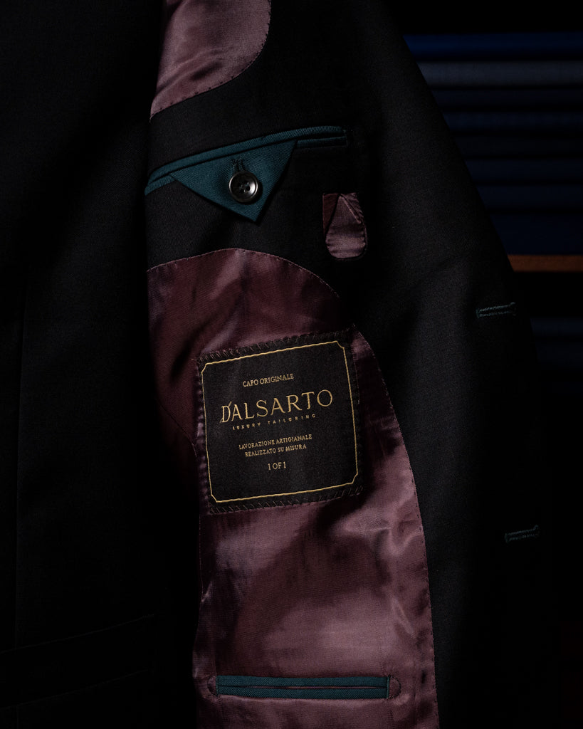 Smoking Verde Petrolio con Gilet Nero
