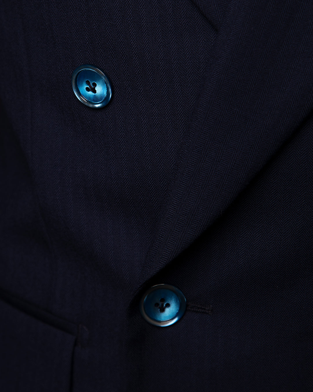 Abito Perugino Blu Scuro Spinato