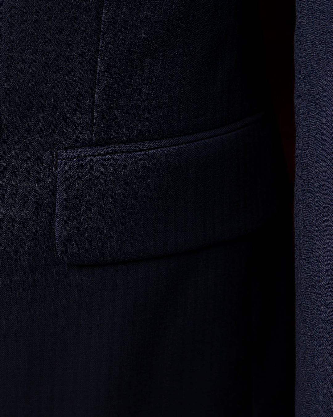 Abito Perugino Blu Scuro Spinato