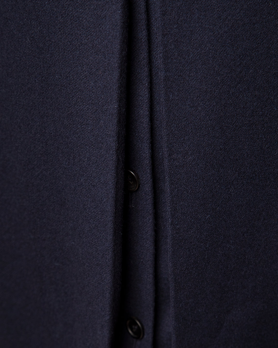 Cappotto Blu Medio Doppiopetto