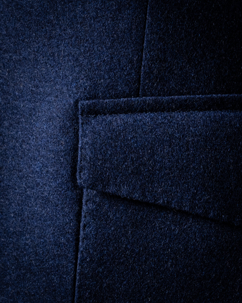 Avio Blue Cashmere Blend Jacket 
