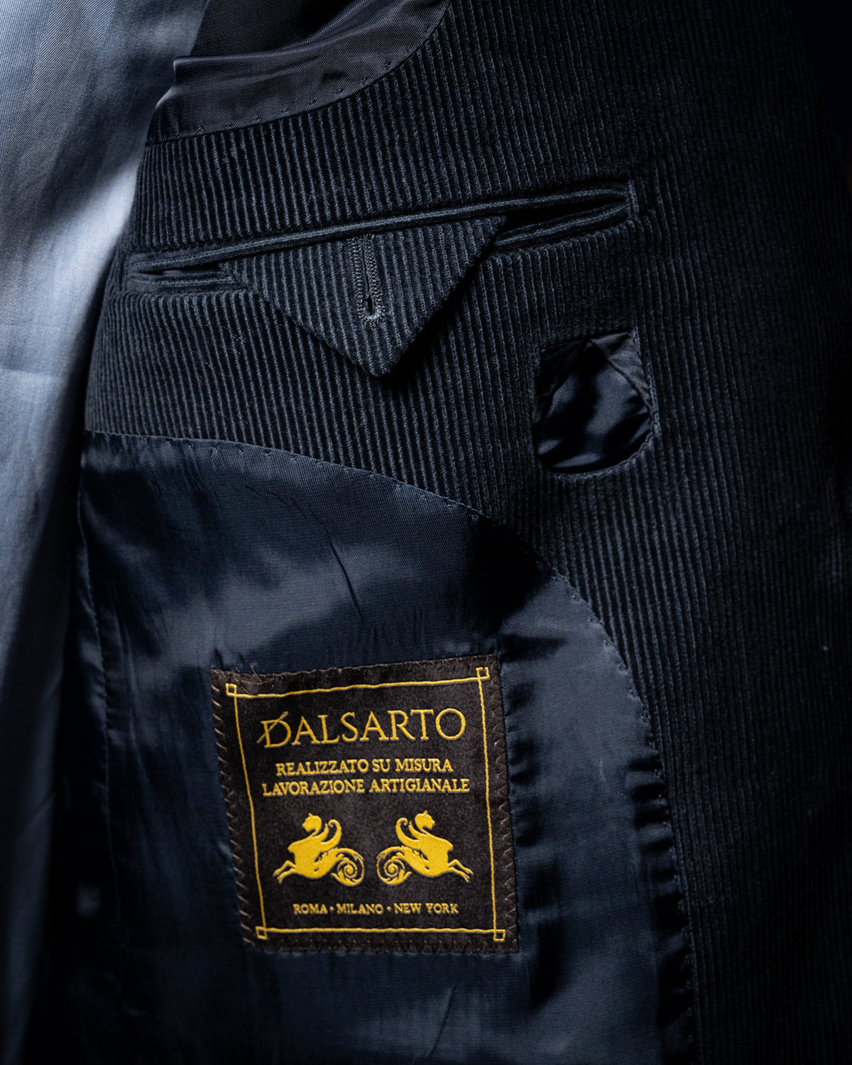 Giotto Blue Corduroy Jacket